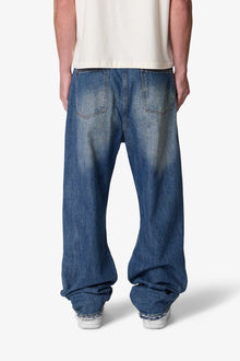Ultra Baggy & Wrinkled Denim | Blue