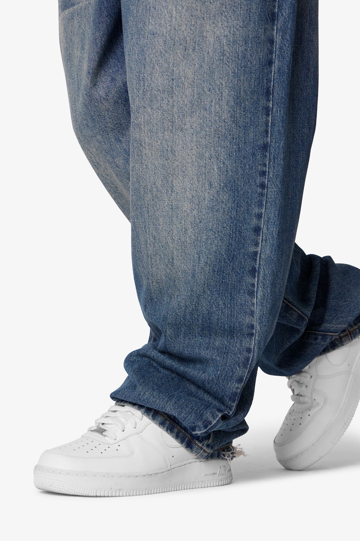 Ultra Baggy & Wrinkled Denim | Blue