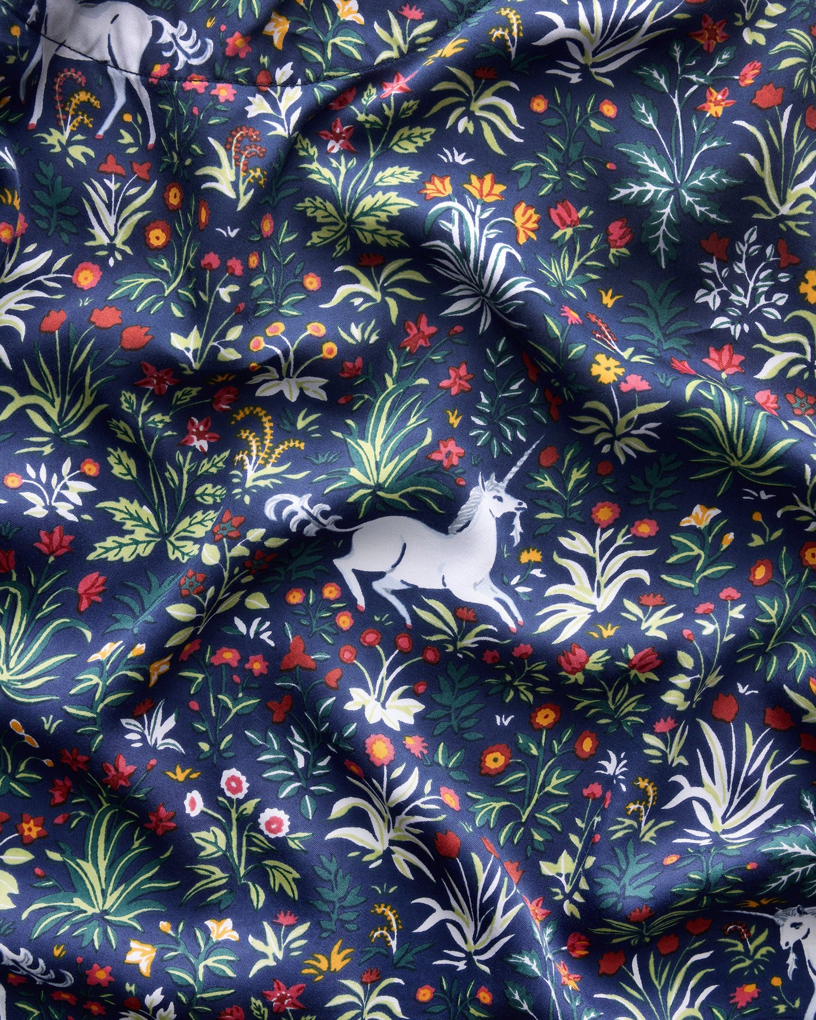 Unicorn's Garden - Eco Satin Wildest Dream Set - Indigo - Printfresh