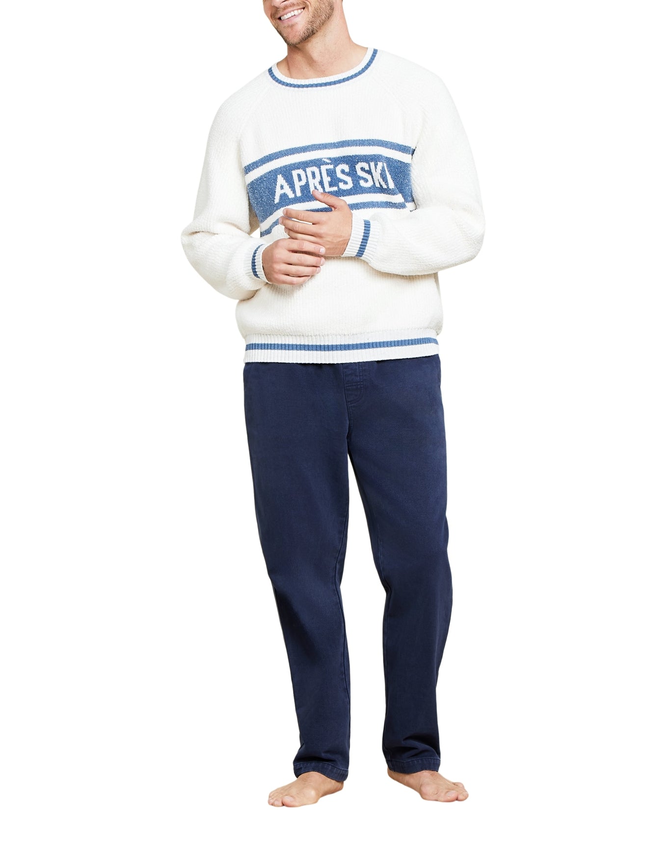 Unisex | Cozychic Cotton Apres Pullover | Cream-Lakeside