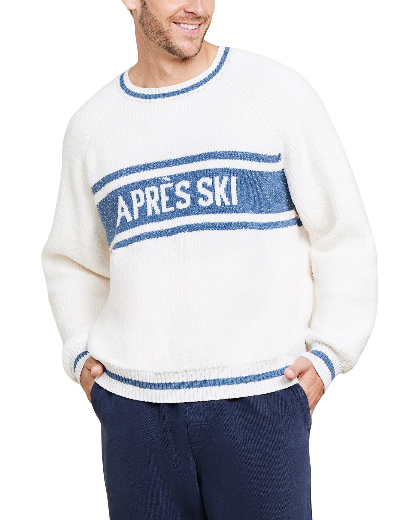 Unisex | Cozychic Cotton Apres Pullover | Cream-Lakeside