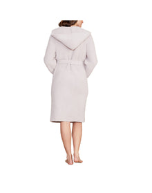 Unisex | Cozychic Ribbed Hooded Robe | Silver Ice