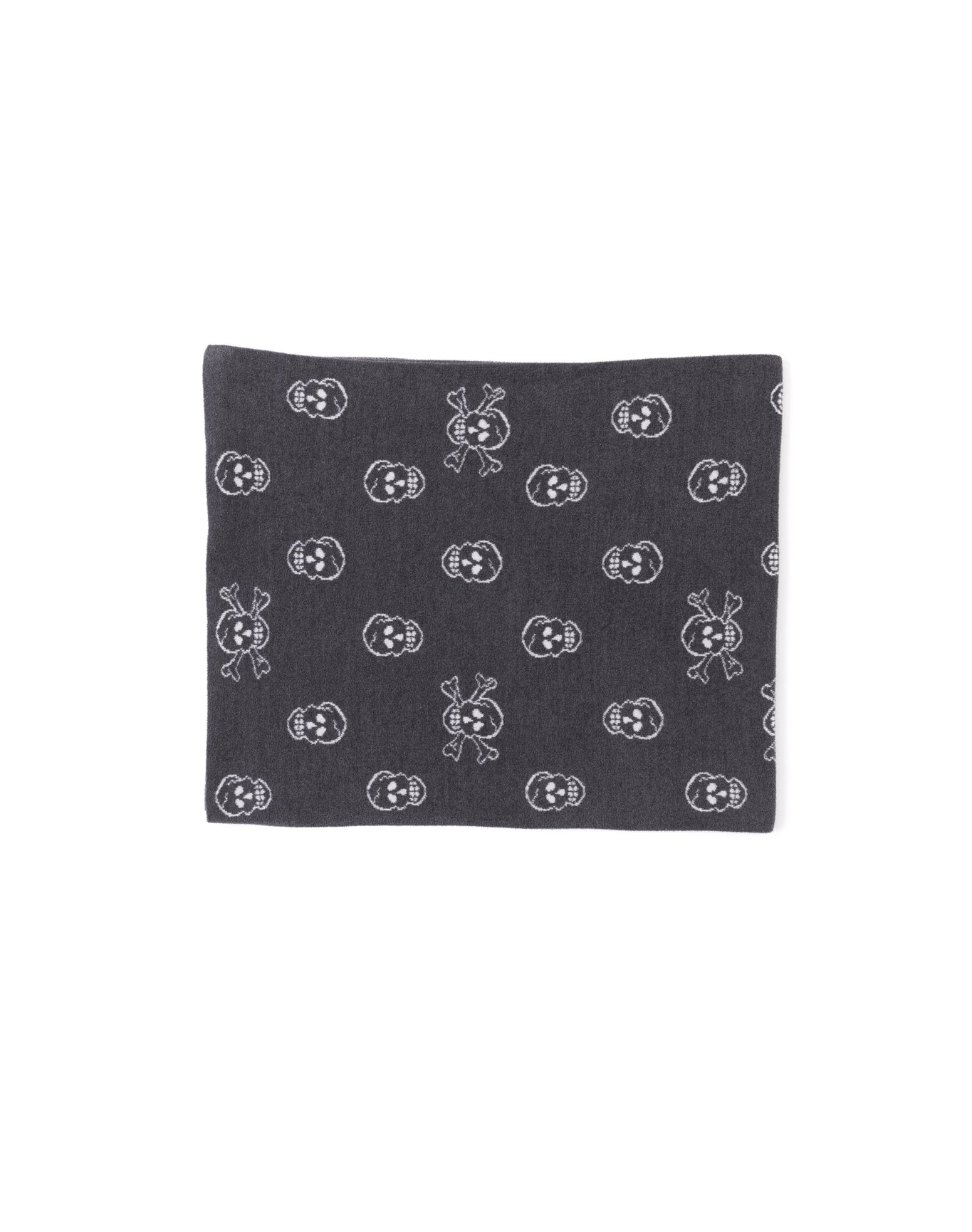 Unisex | Cozychic Ultra Lite Skull Print Scarf | Carbon-Almond
