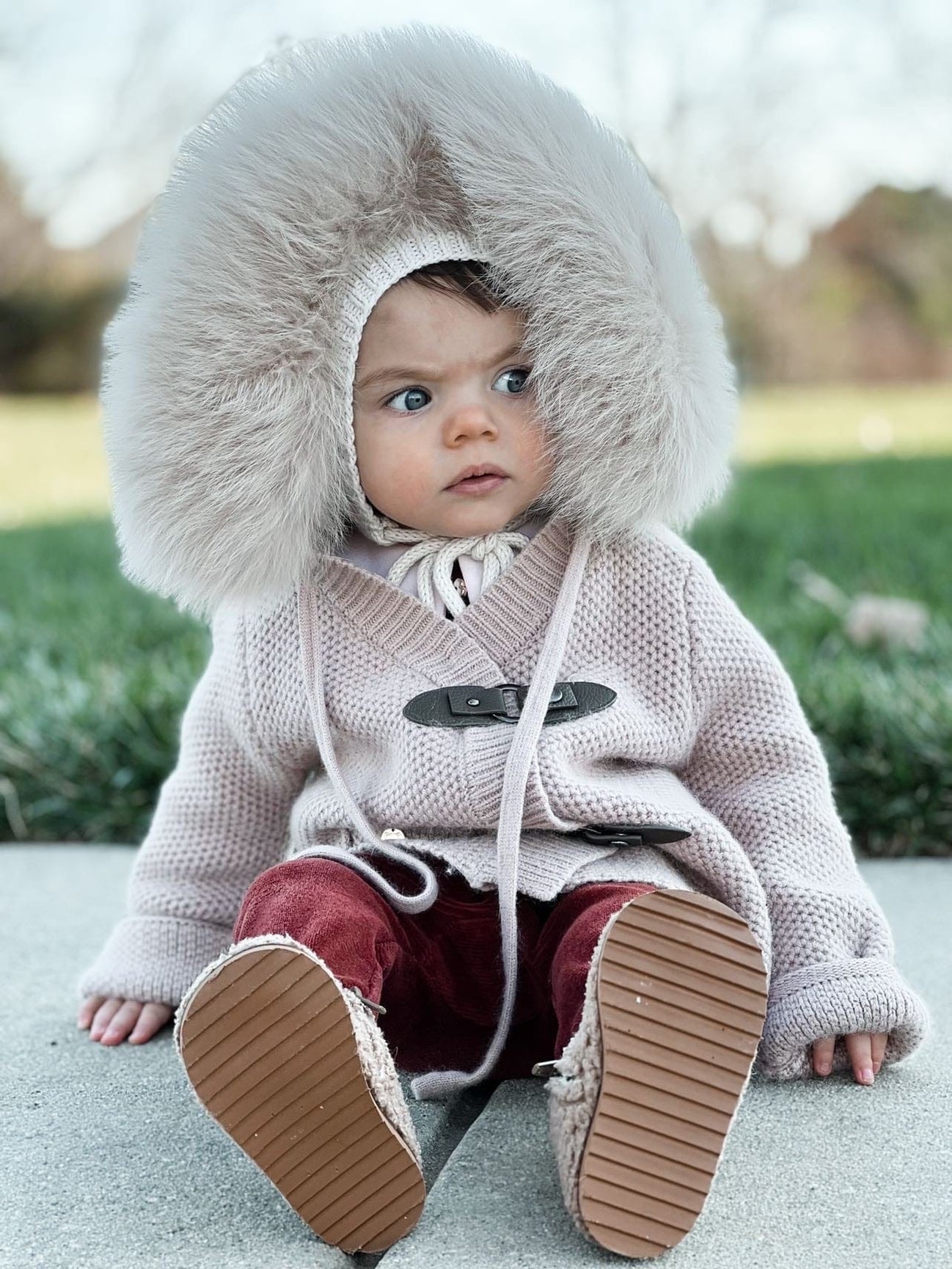 Unisex | Honeycomb Dusty Cashmere Pram Coat | Pink