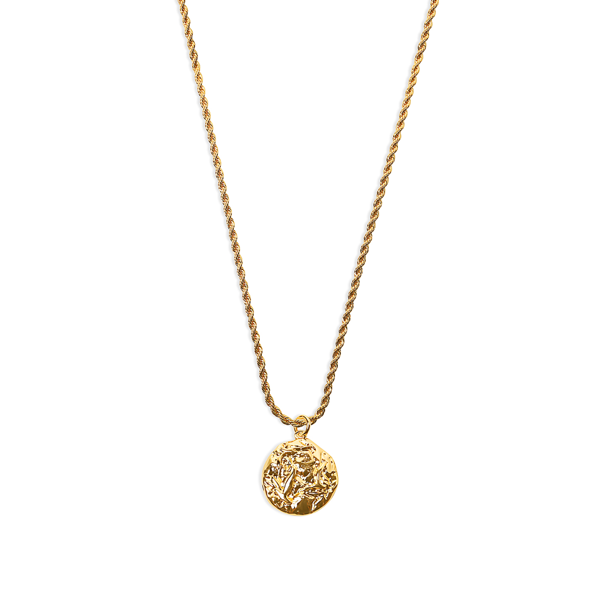 The Textured Bird Pendant Necklace (Emily Didonato X Argento Vivo) | 18K Yellow Gold-Plated