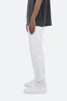 V123 Repaired Baggy Denim | White