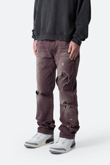 V602 Thrashed Carpenter Pants | Brown