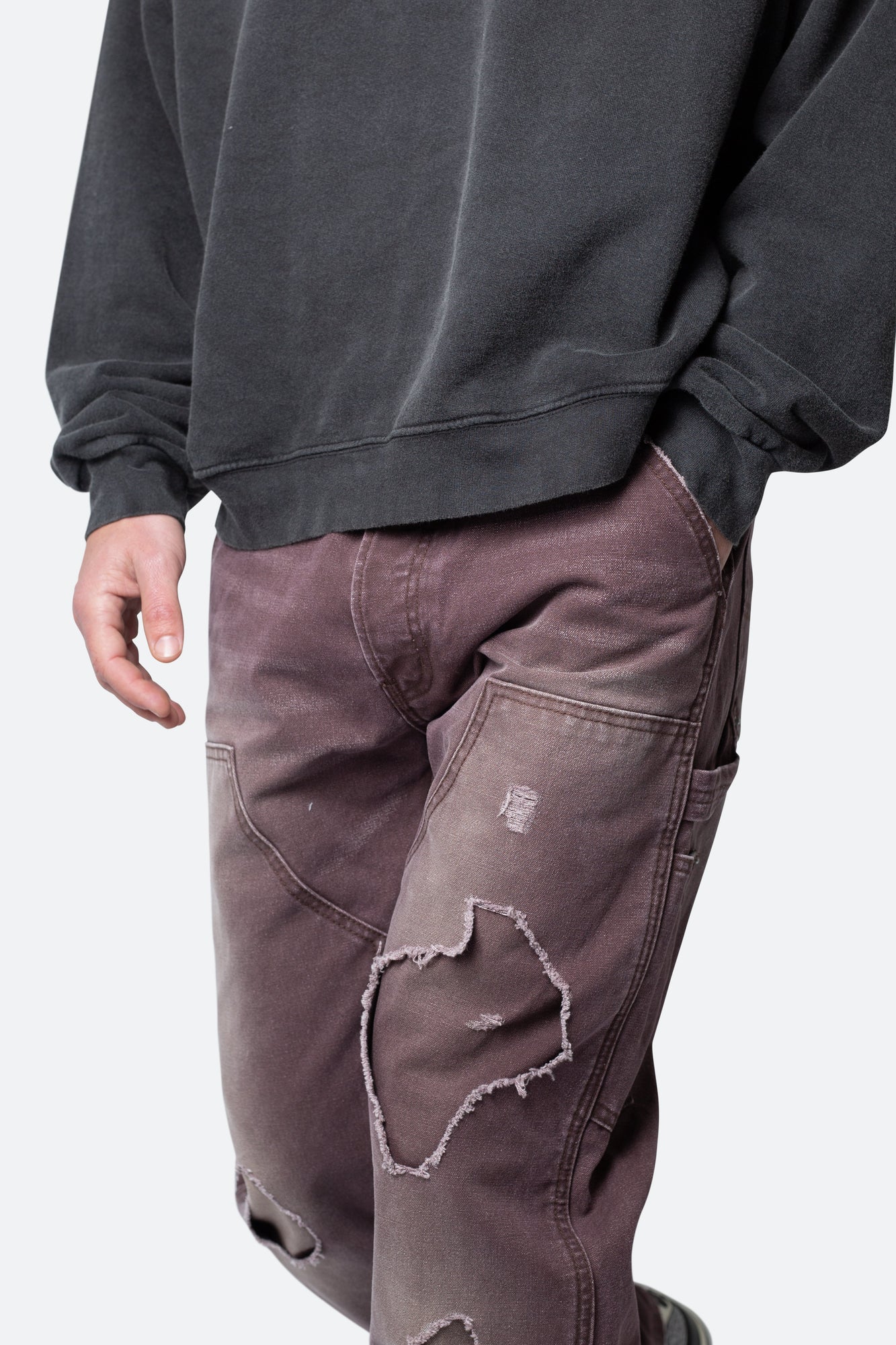 V602 Thrashed Carpenter Pants | Brown