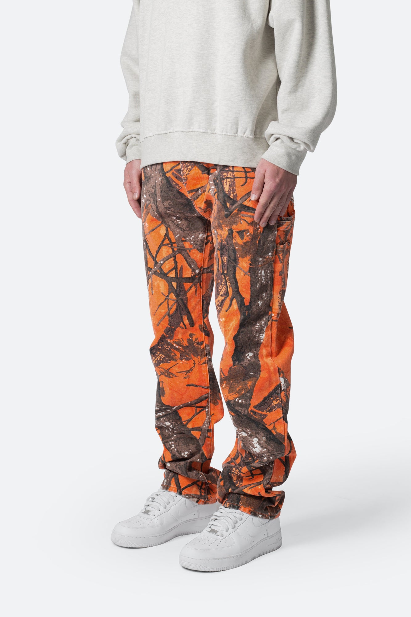 V603 Camo Carpenter Pants | Orange