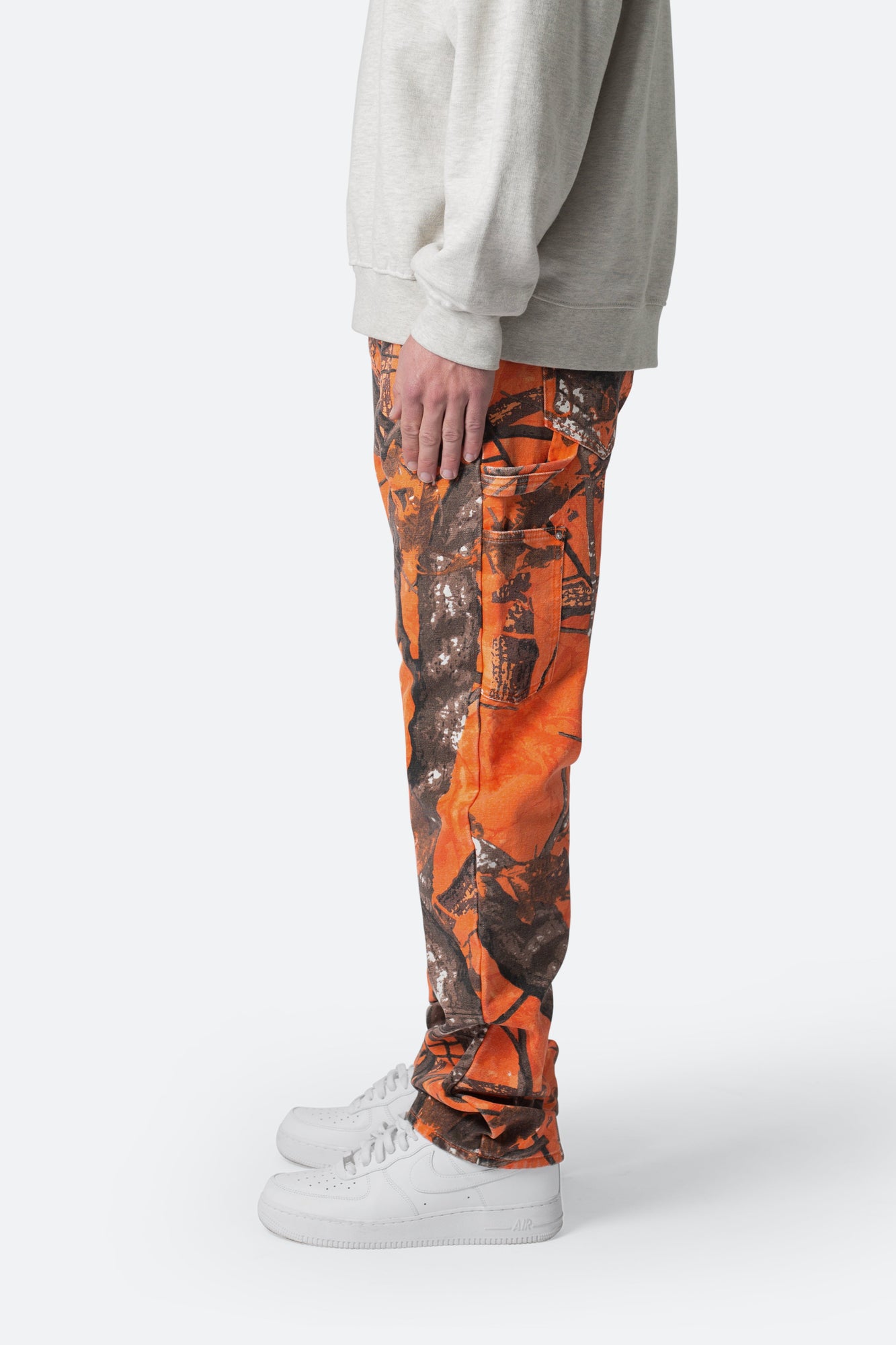 V603 Camo Carpenter Pants | Orange