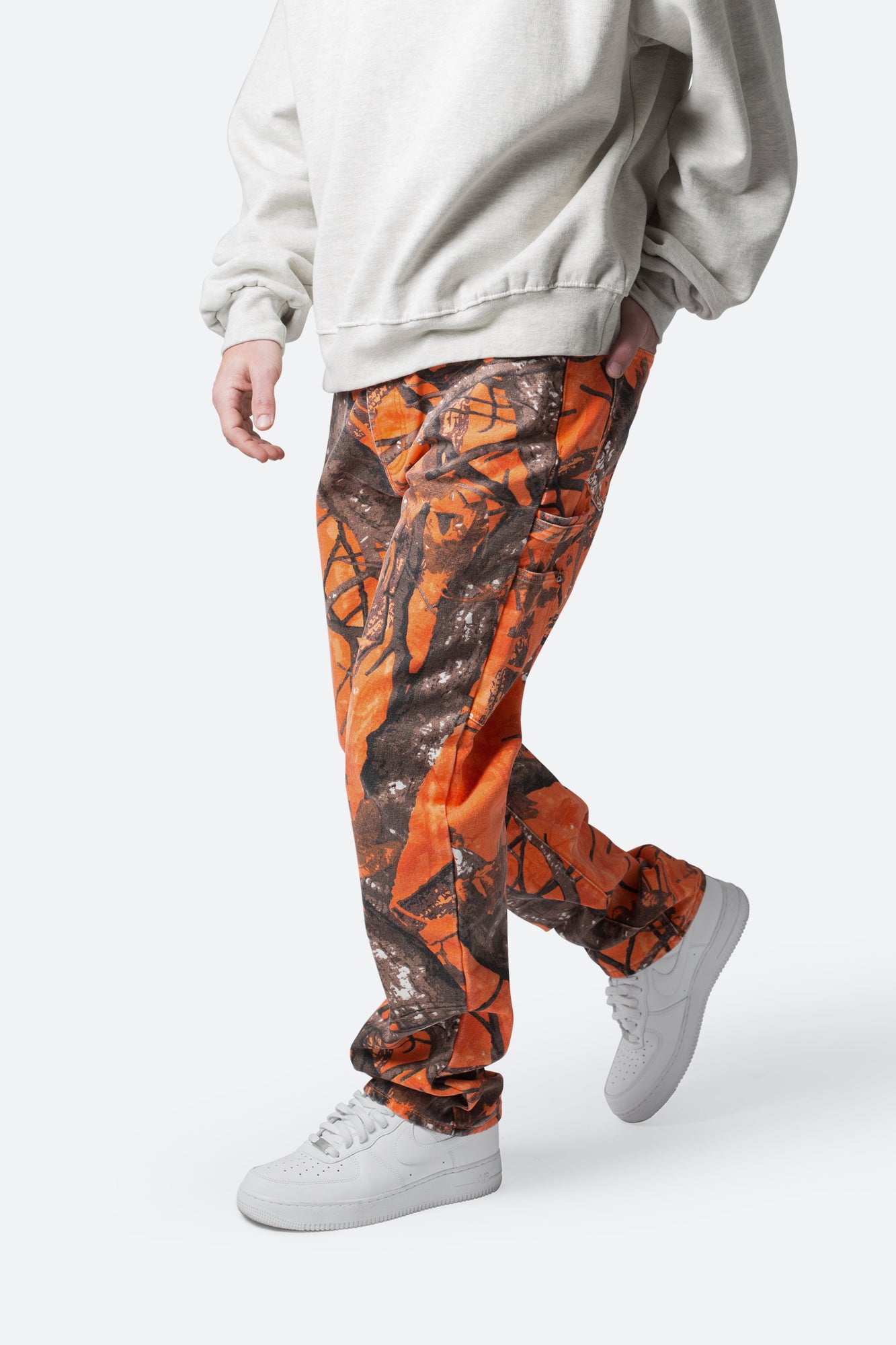 V603 Camo Carpenter Pants | Orange