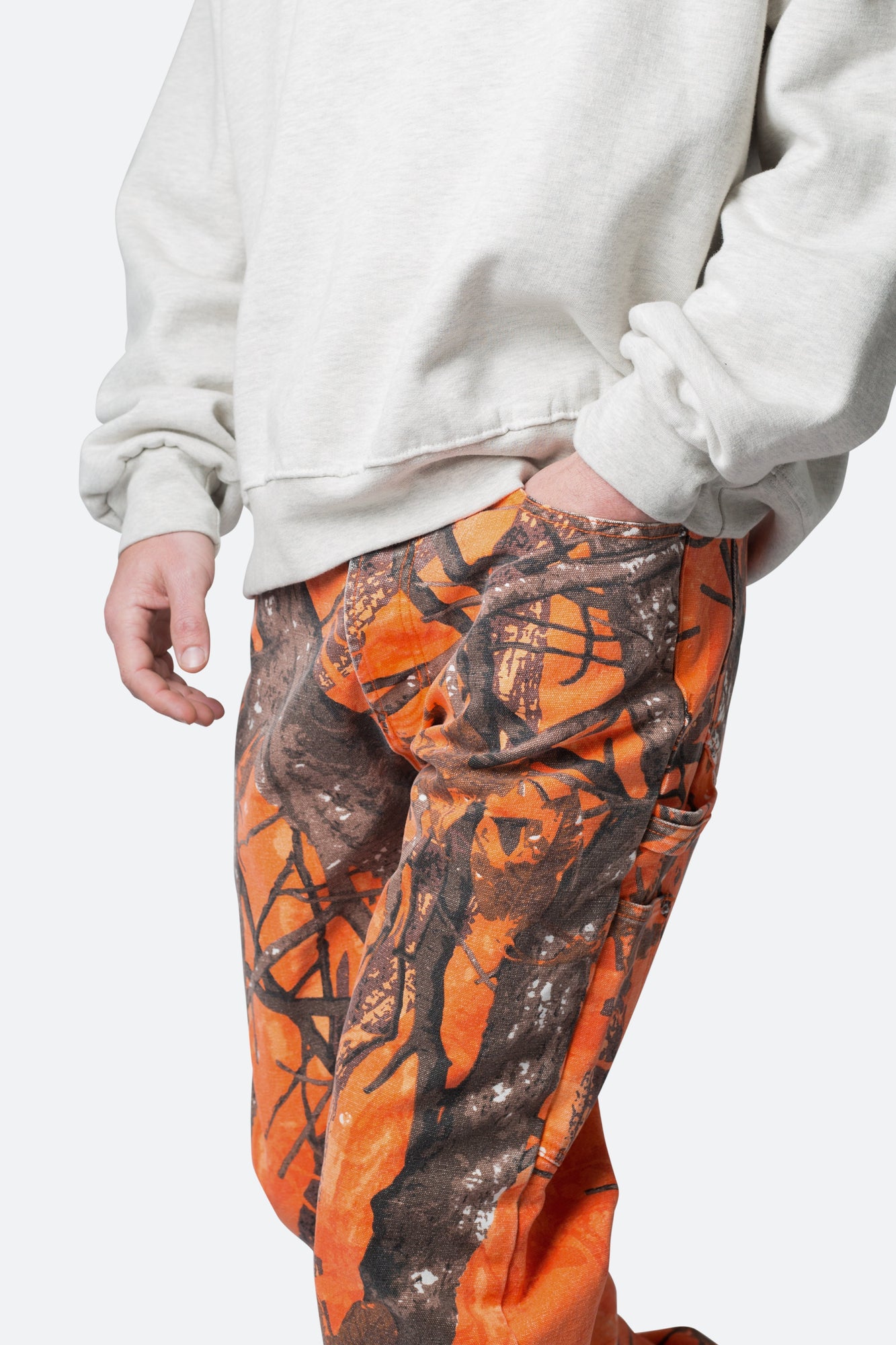 V603 Camo Carpenter Pants | Orange