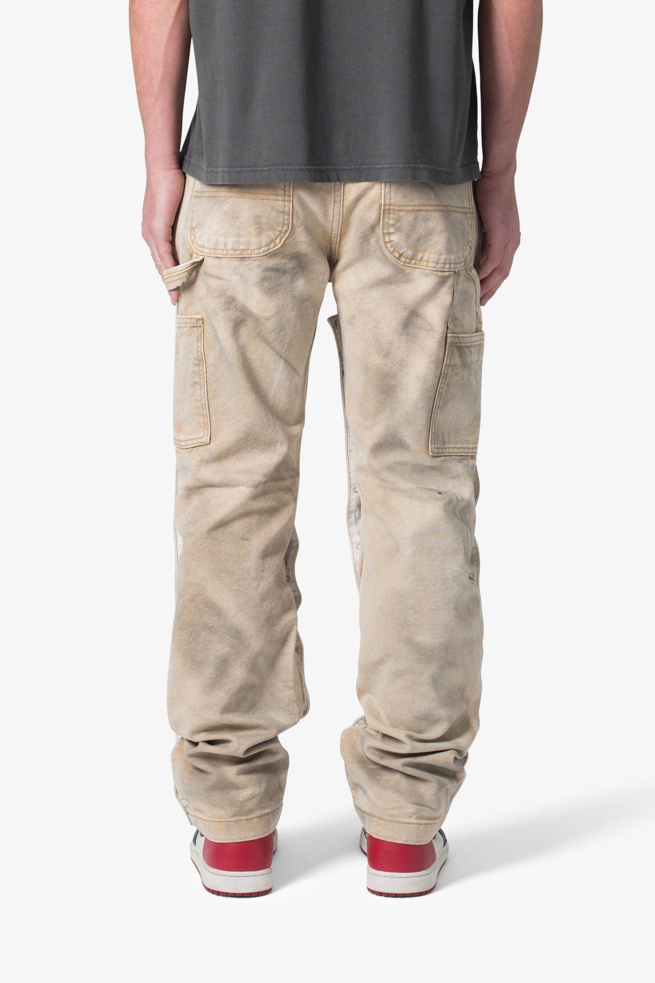 V624 Snap Off Baggy Pants | Brown