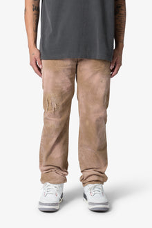 V648 Repaired Corduroy Pants | Tan
