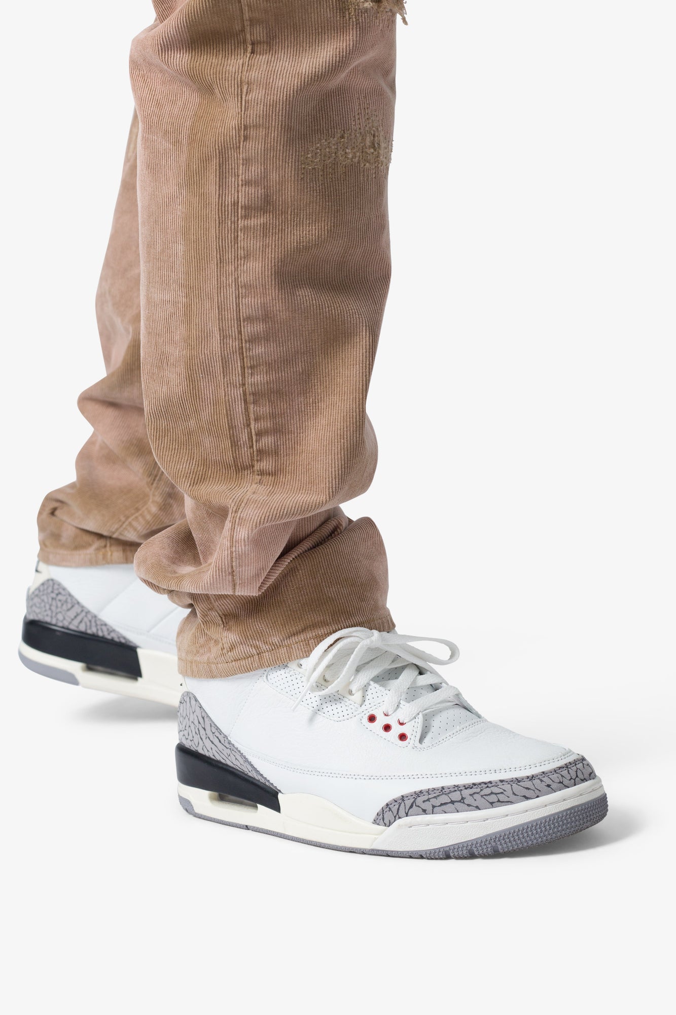 V648 Repaired Corduroy Pants | Tan