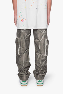 V671 Lichen Pinched Denim | Washed Olive