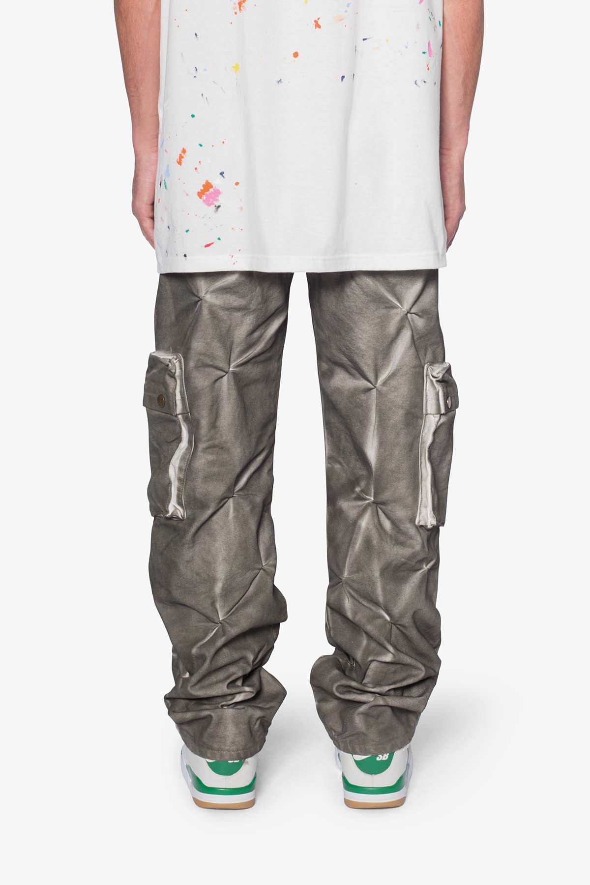 V671 Lichen Pinched Denim | Washed Olive