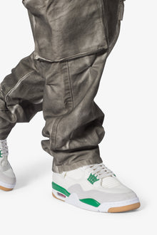 V671 Lichen Pinched Denim | Washed Olive