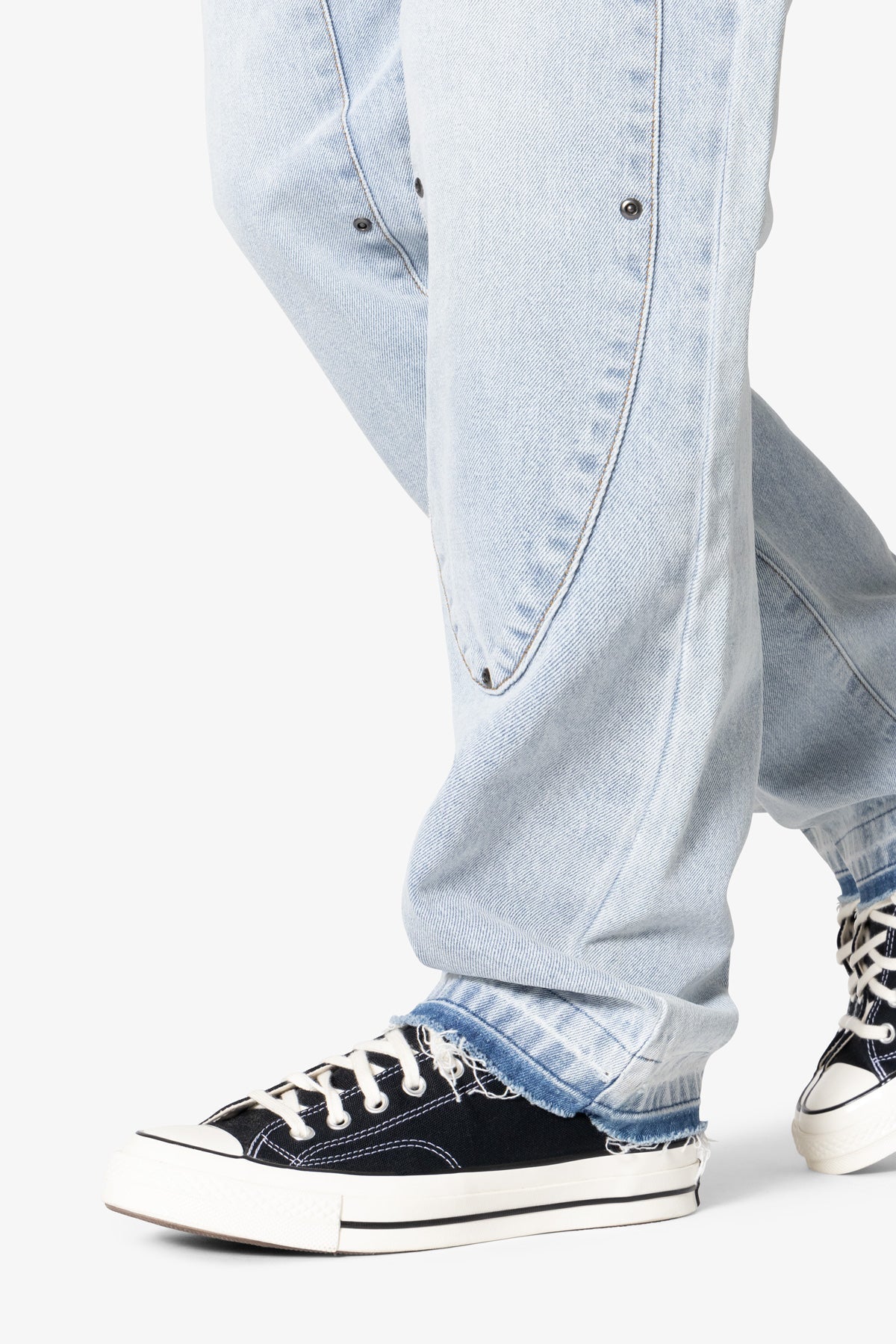 V694 Oval Double Knee Denim | Blue