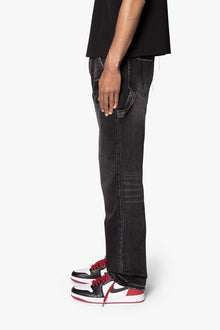 V704 Studded Double Knee Denim | Black