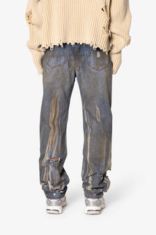 V708 Dirty Fold Denim | Blue