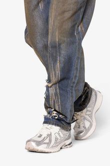 V708 Dirty Fold Denim | Blue