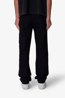 V715 Studded Baggy Denim | Black