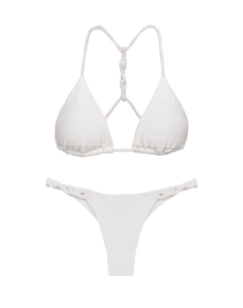Savyon Leanne T Back Tri Top - Off White S