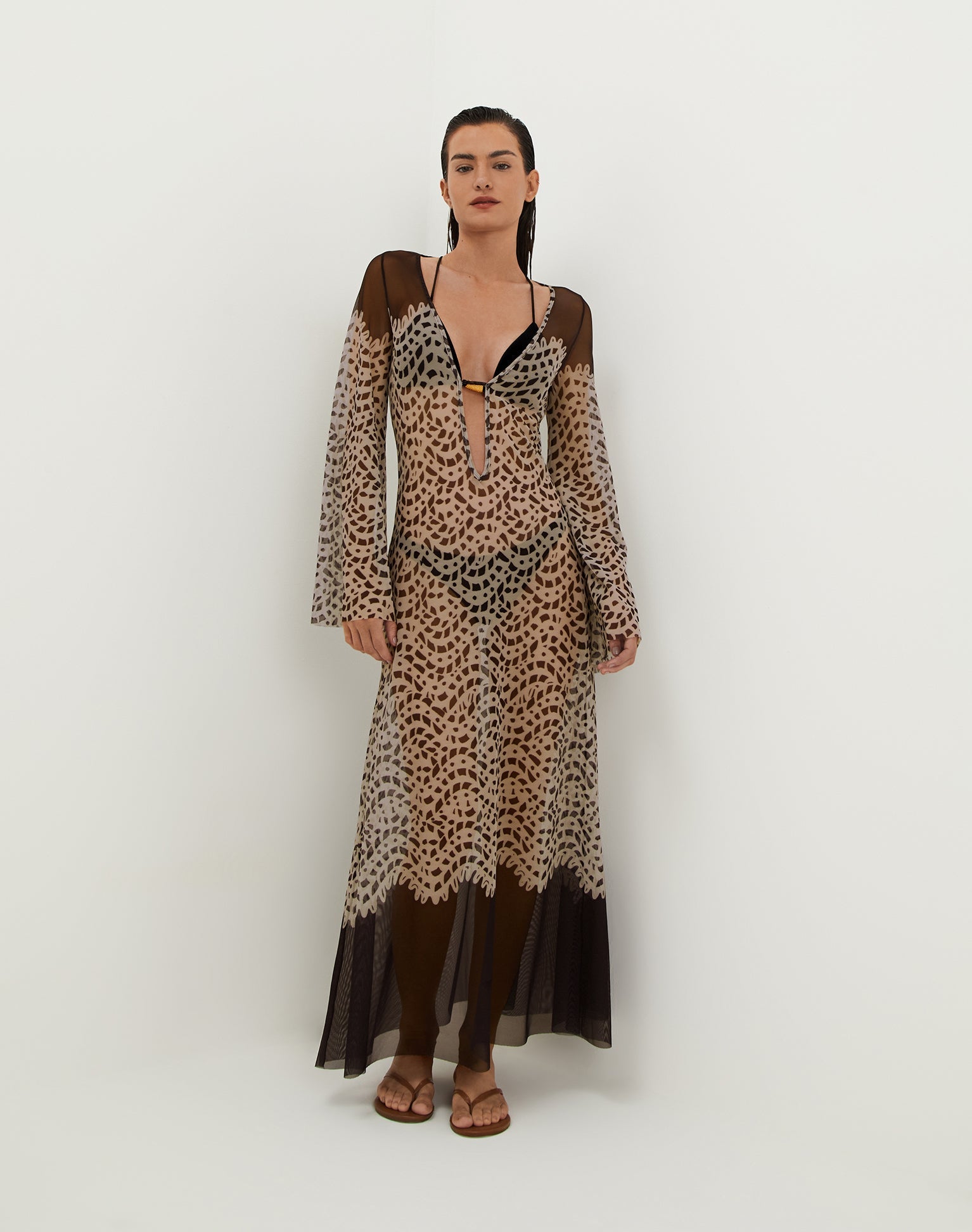 Lidi Long Cover Up Tunic - Poeme XS