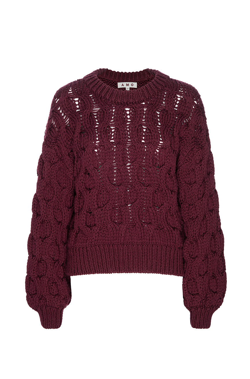 Vicki Sweater | Merlot