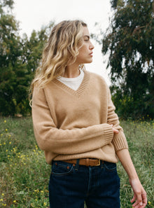 Amalia Cashmere Sweater | Desert