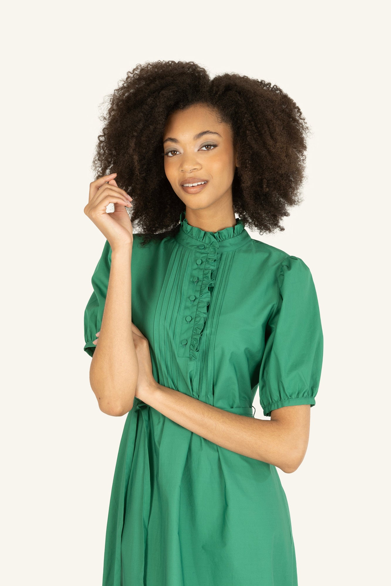 Valerie Dress | Pine Green