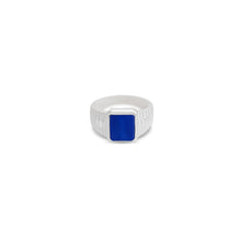 The Lapis Valine Ring | Silver