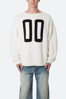 Varsity Knit Sweater | Off White