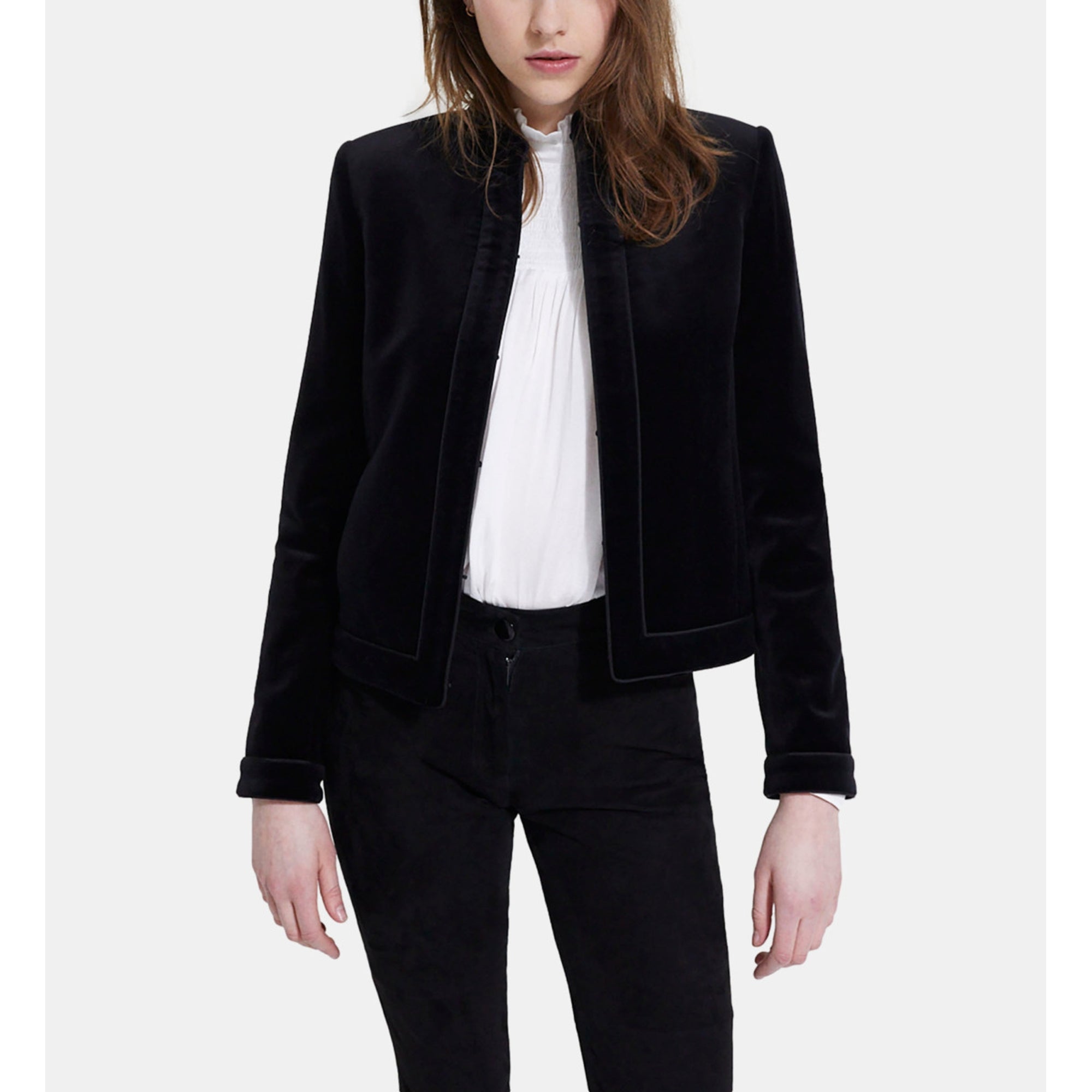 Velvet Jacket | Women | Black