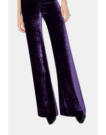 Velvet Trouser | Blackcurrant