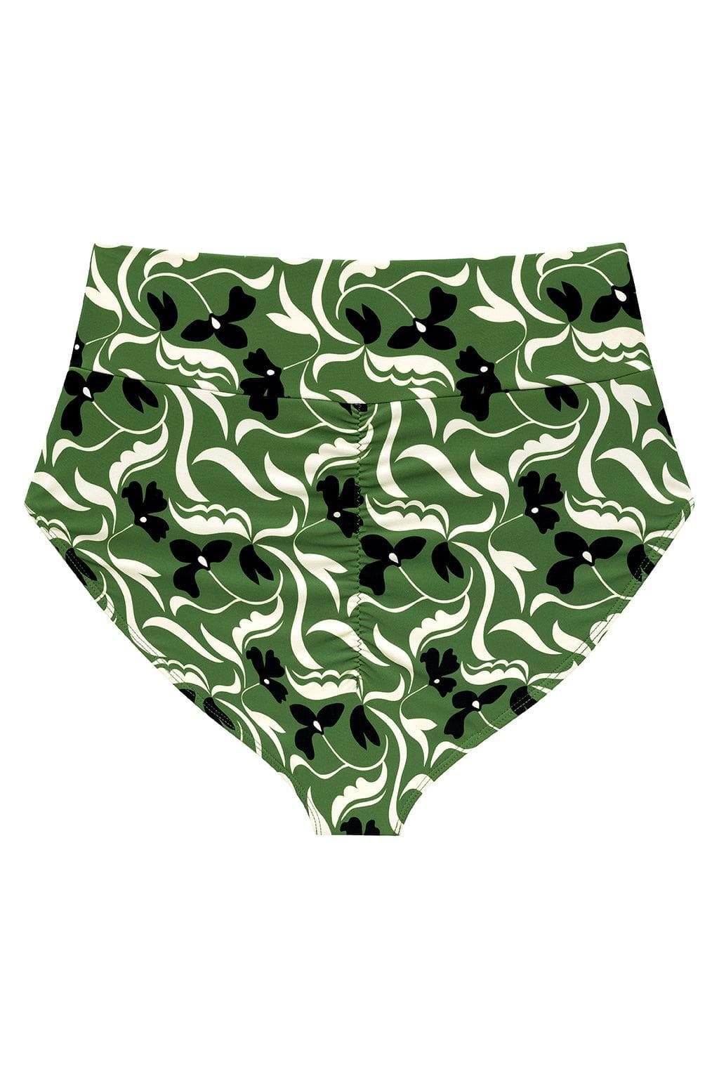 Full Coverage High Rise Bikini Bottom | Veronica Floral