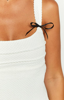 Vida Bow Mini Dress | White
