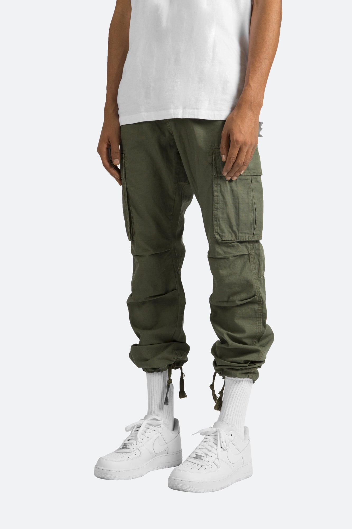 Vintage Cargo Pants | Olive Dark