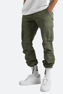 Vintage Cargo Pants | Olive Dark