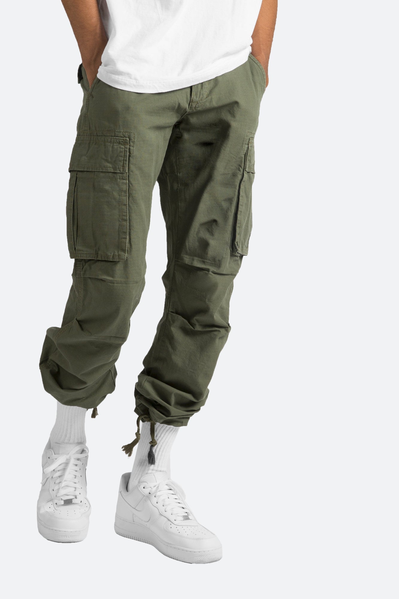 Vintage Cargo Pants | Olive Dark