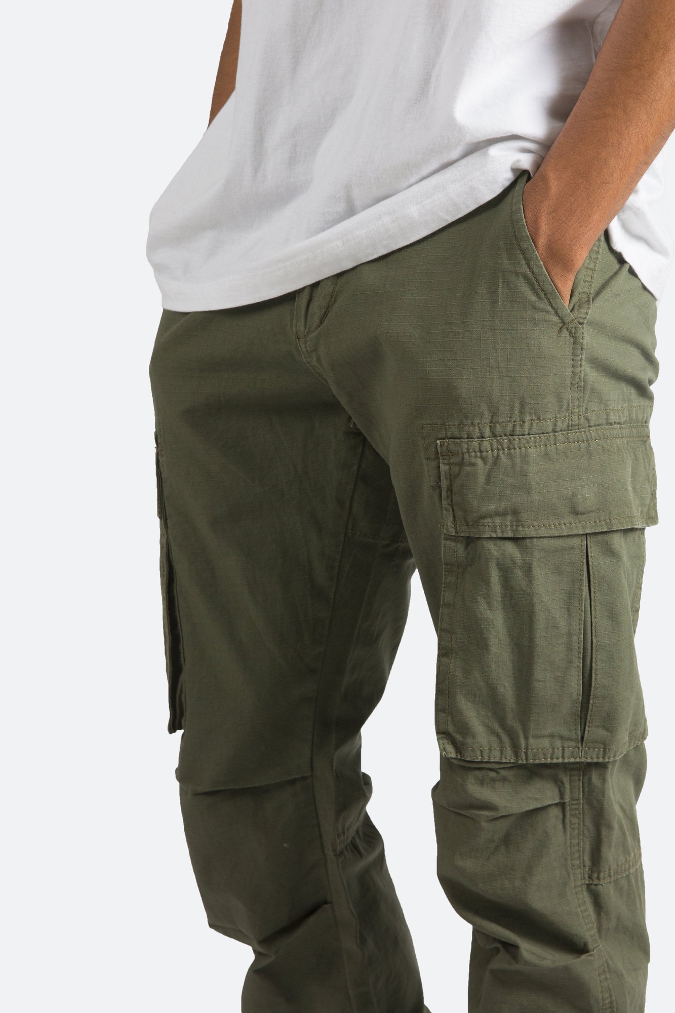 Vintage Cargo Pants | Olive Dark
