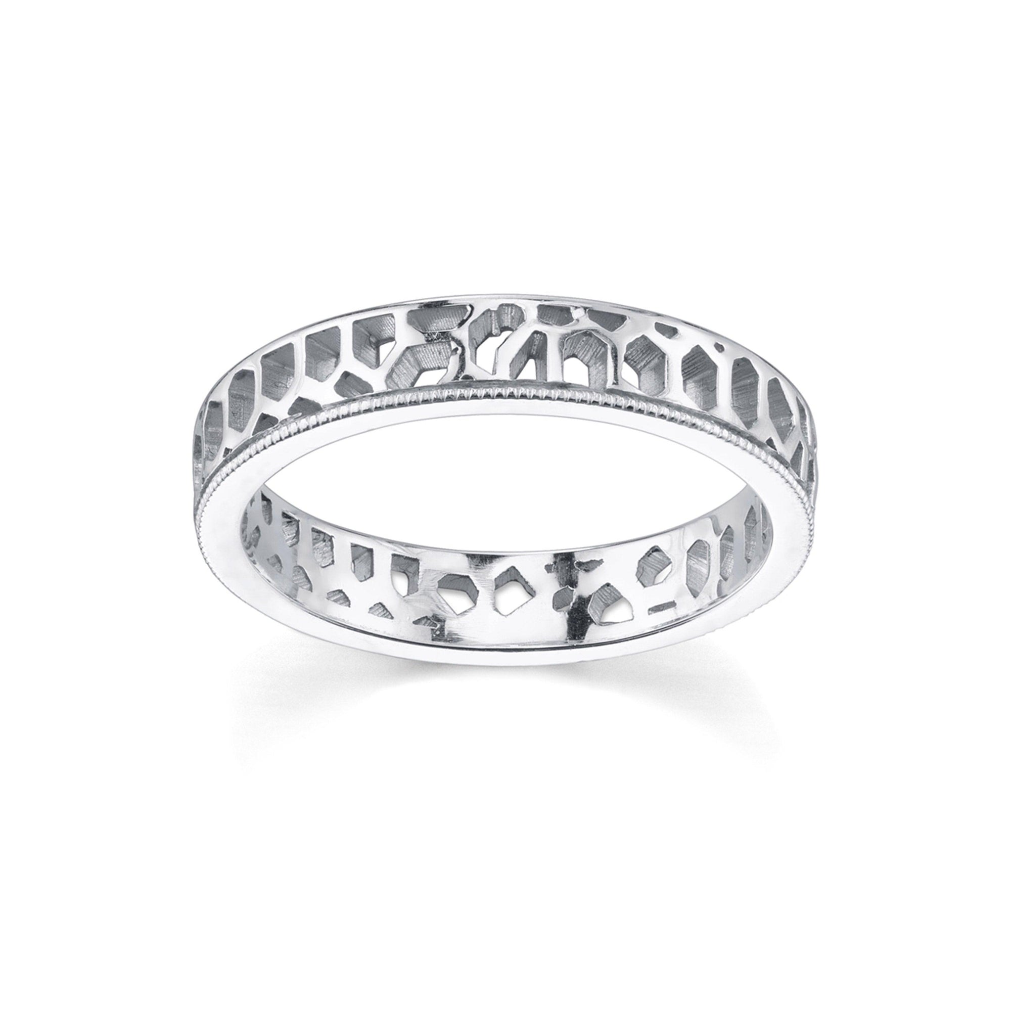 Women | Vintage Lace Band | 14k White Gold