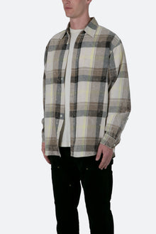 Vintage Plaid Shirt | Black x Grey