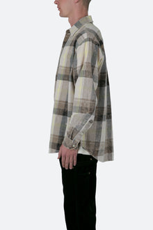 Vintage Plaid Shirt | Black x Grey