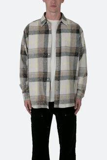 Vintage Plaid Shirt | Black x Grey