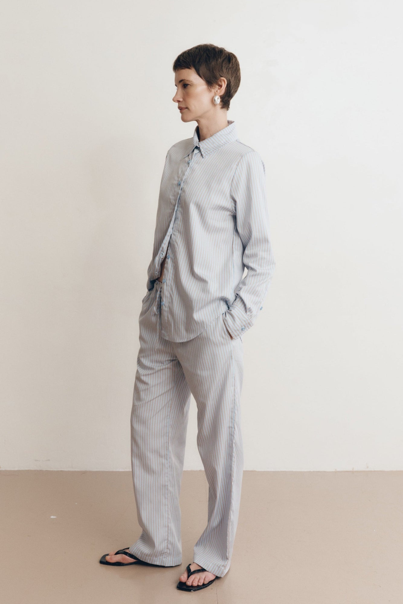 Matteo Stripe Shirt | Seaside-Stripe