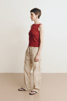 Clara Stripe Pant | Dune-Stripe