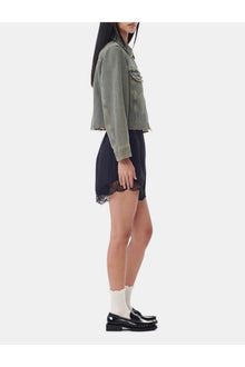 Viscose Habotai Elasticated Shorts | Black
