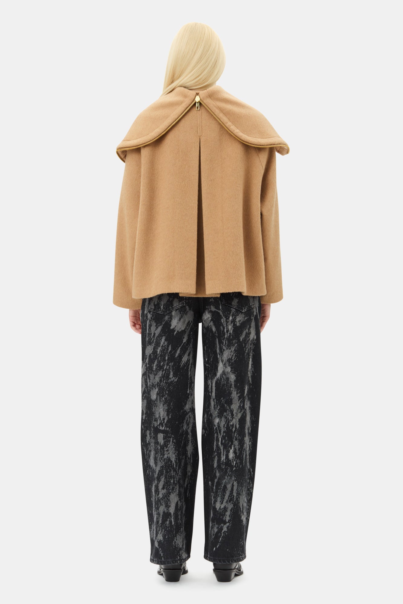 Double Face Wool Jacket | Latte